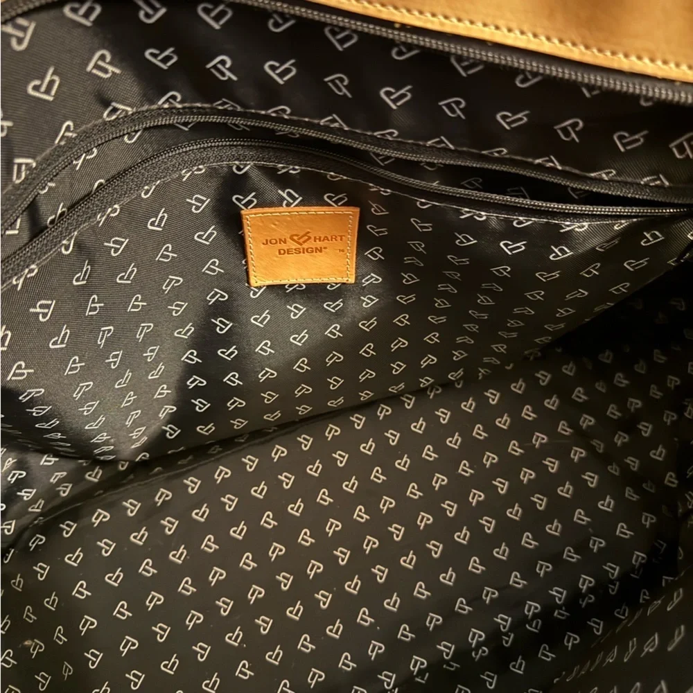 Jon Hart Large Tyler Tote Zipper *looks new Ocean Blue